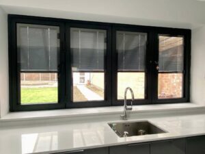 Electric Blinds by Ventura Integral Blinds: Stylish, Remote-Controlled, Battery-Powered Window Treatments for Modern Living.